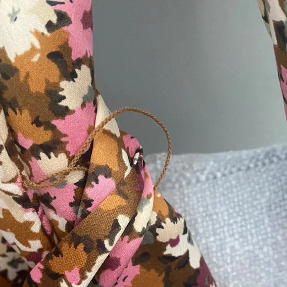 NWT LOFT Multicolor Floral Patterned dress - Picture 6 of 12